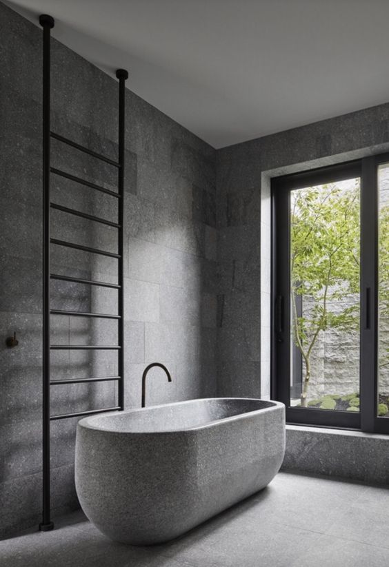 гранит в ванной