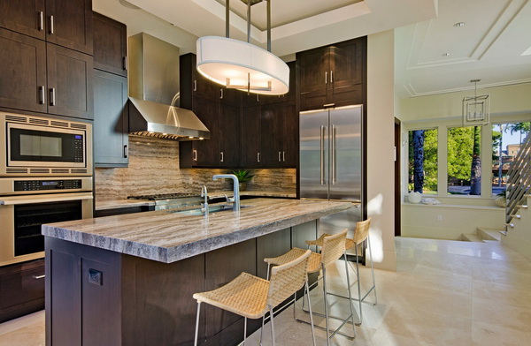столешница серый травертин